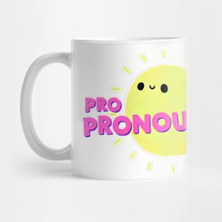 Proactively Pronouning Mug